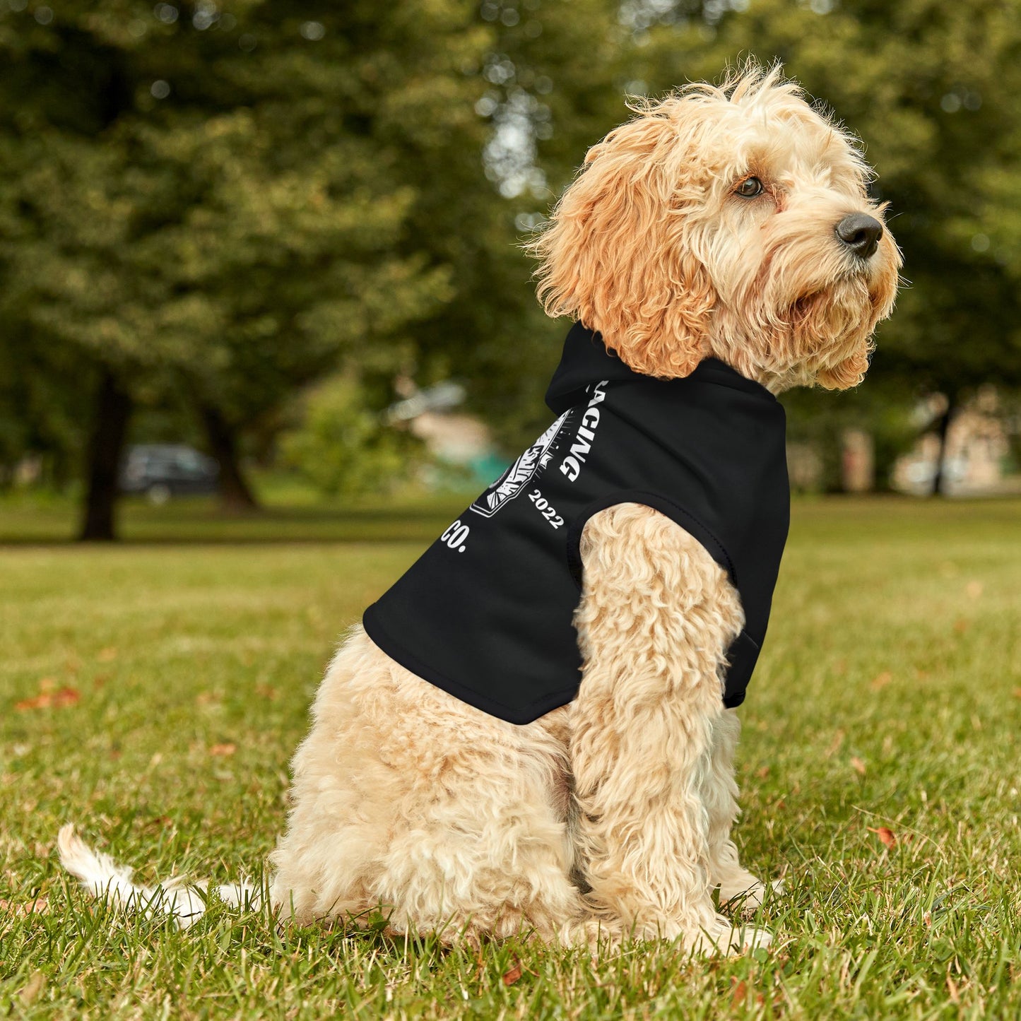 Pet Hoodie - 'On The Gas Racing' Motocross Pet Apparel