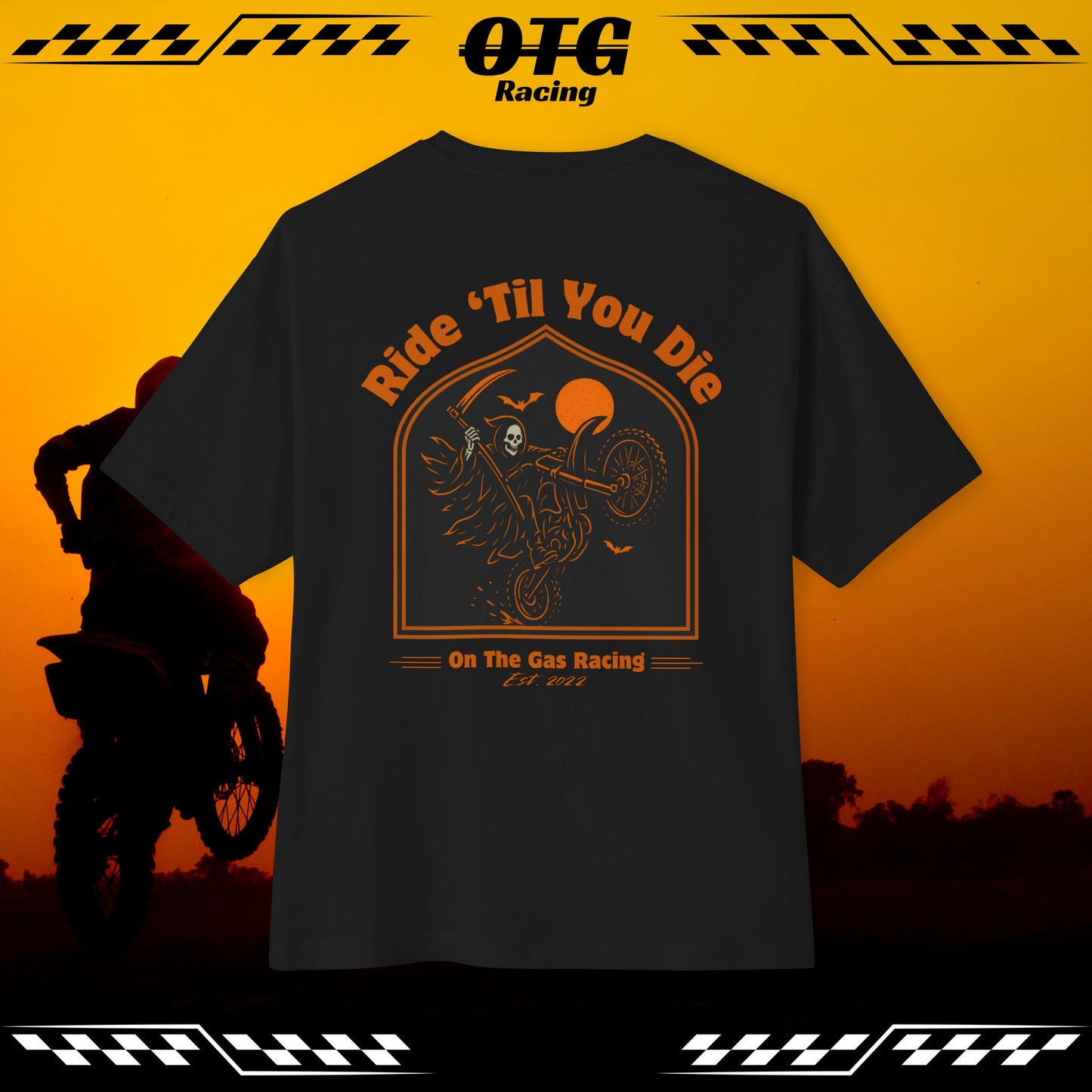 Unisex Oversized Tee - 'OTG' Ride 'Til You Die