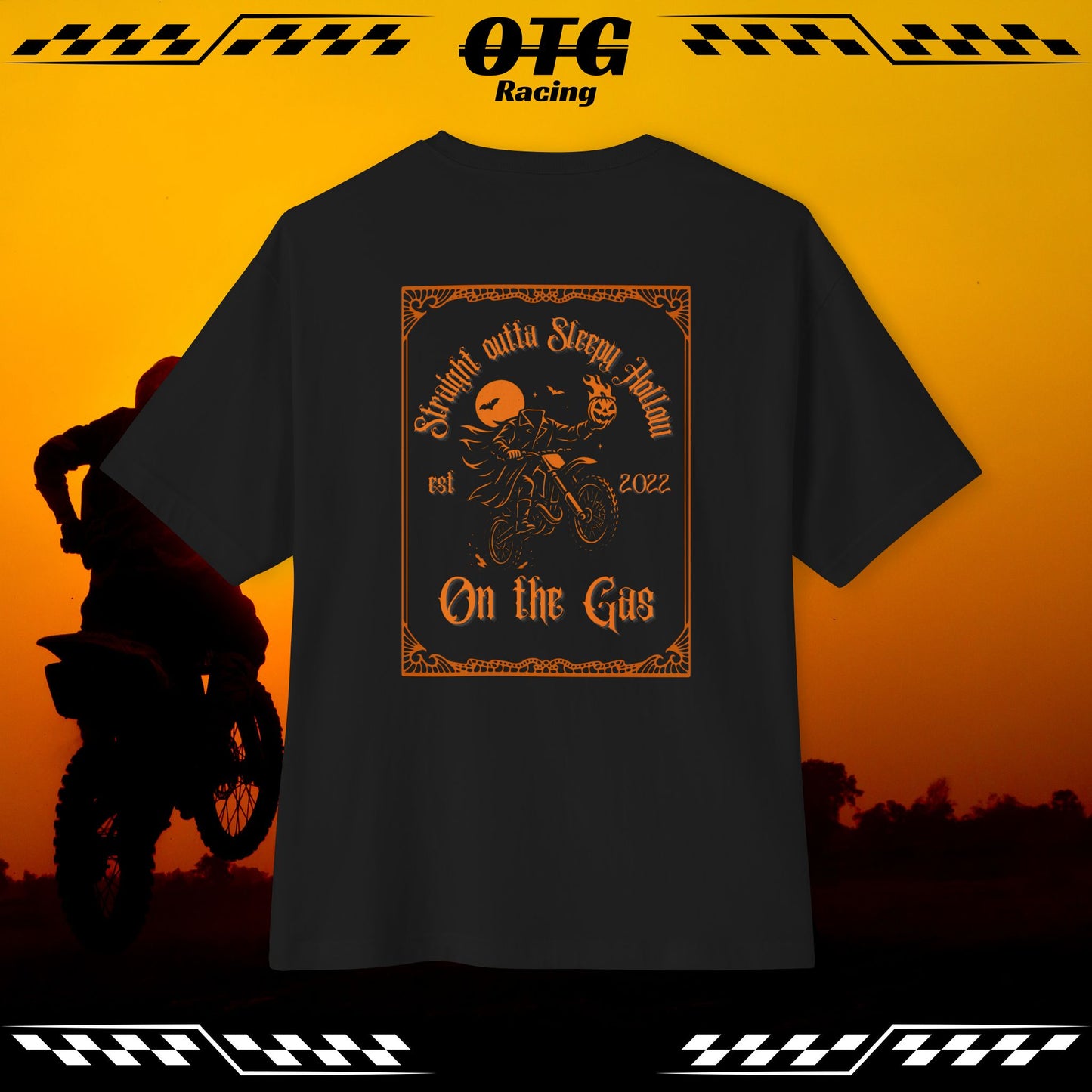Unisex Oversized Tee - 'OTG' The Headless Speed Demon