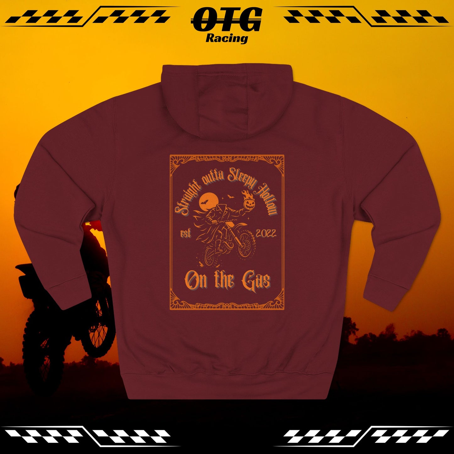 Fleece Hoodie - 'OTG' The Headless Speed Demon
