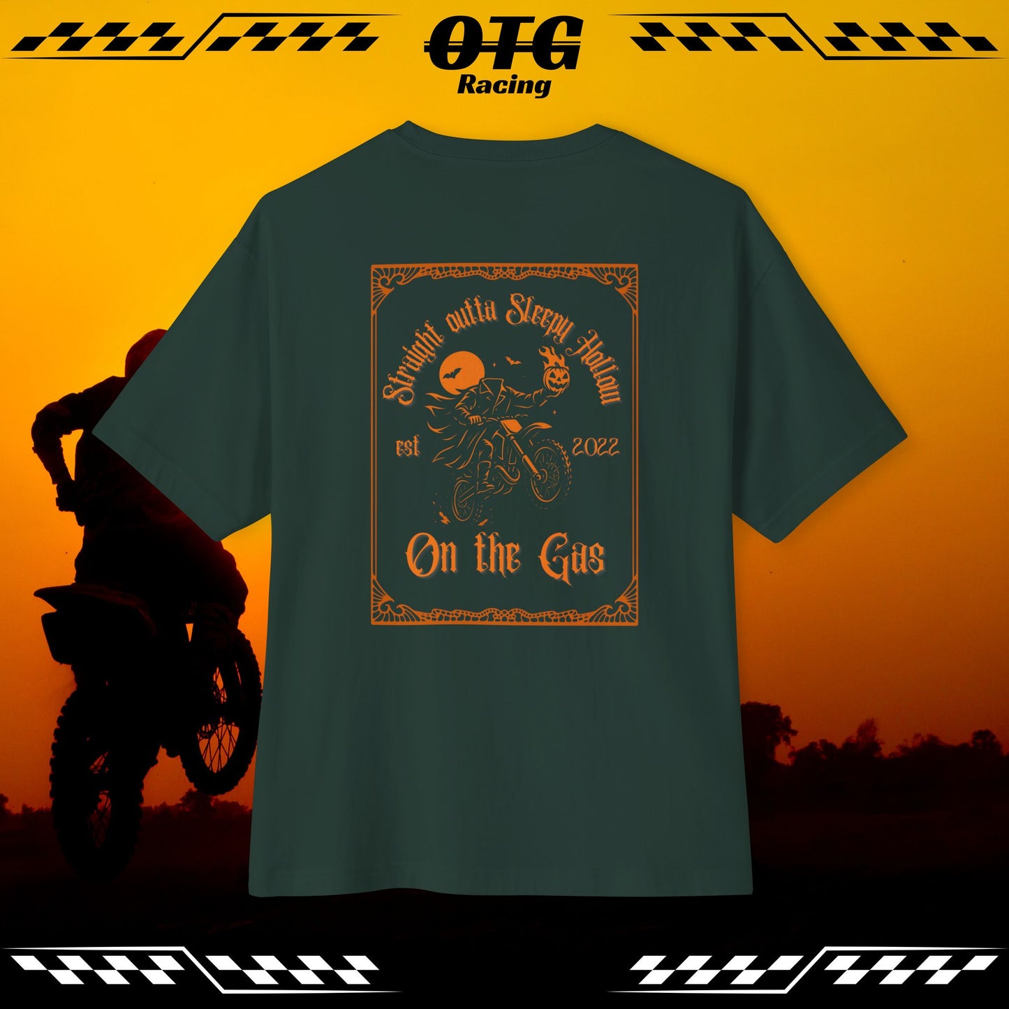 Unisex Oversized Tee - 'OTG' The Headless Speed Demon