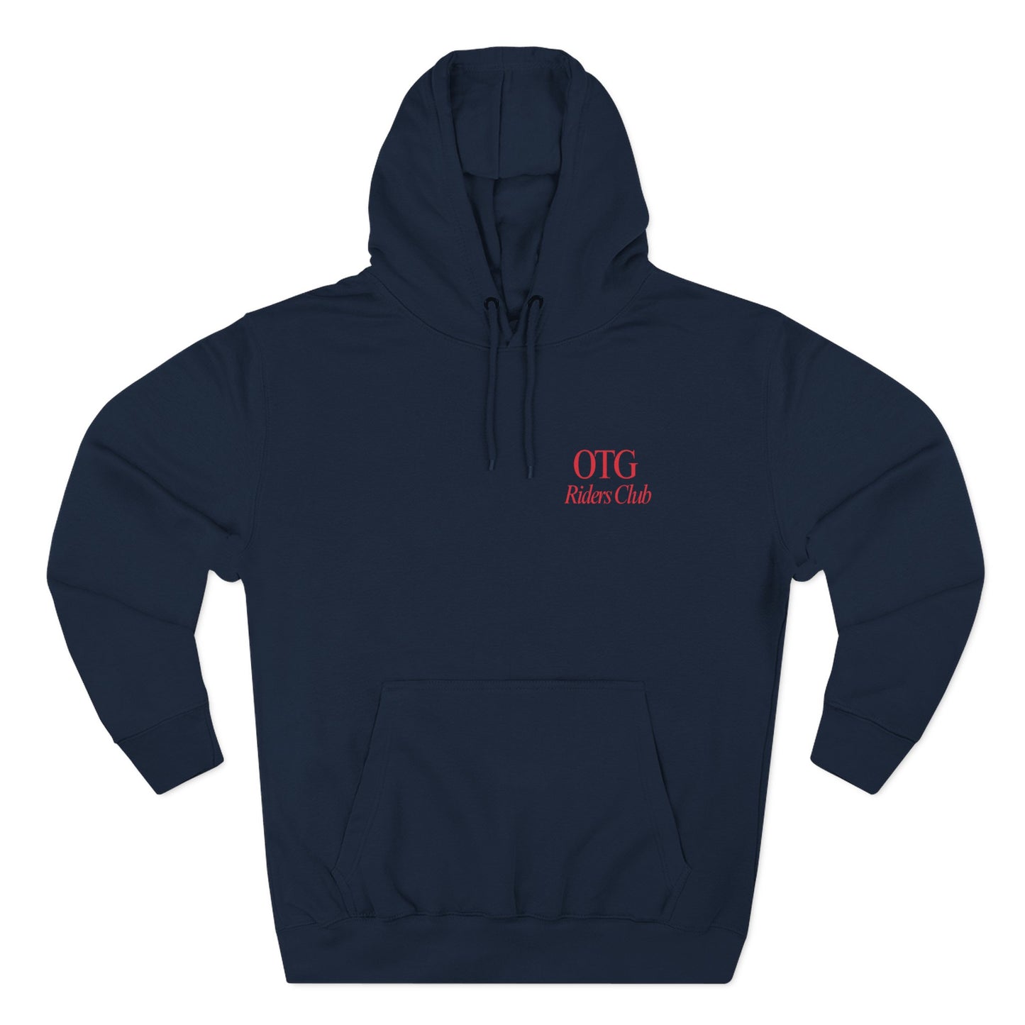 Fleece Hoodie - 'On the Gas' Riders Club Lux