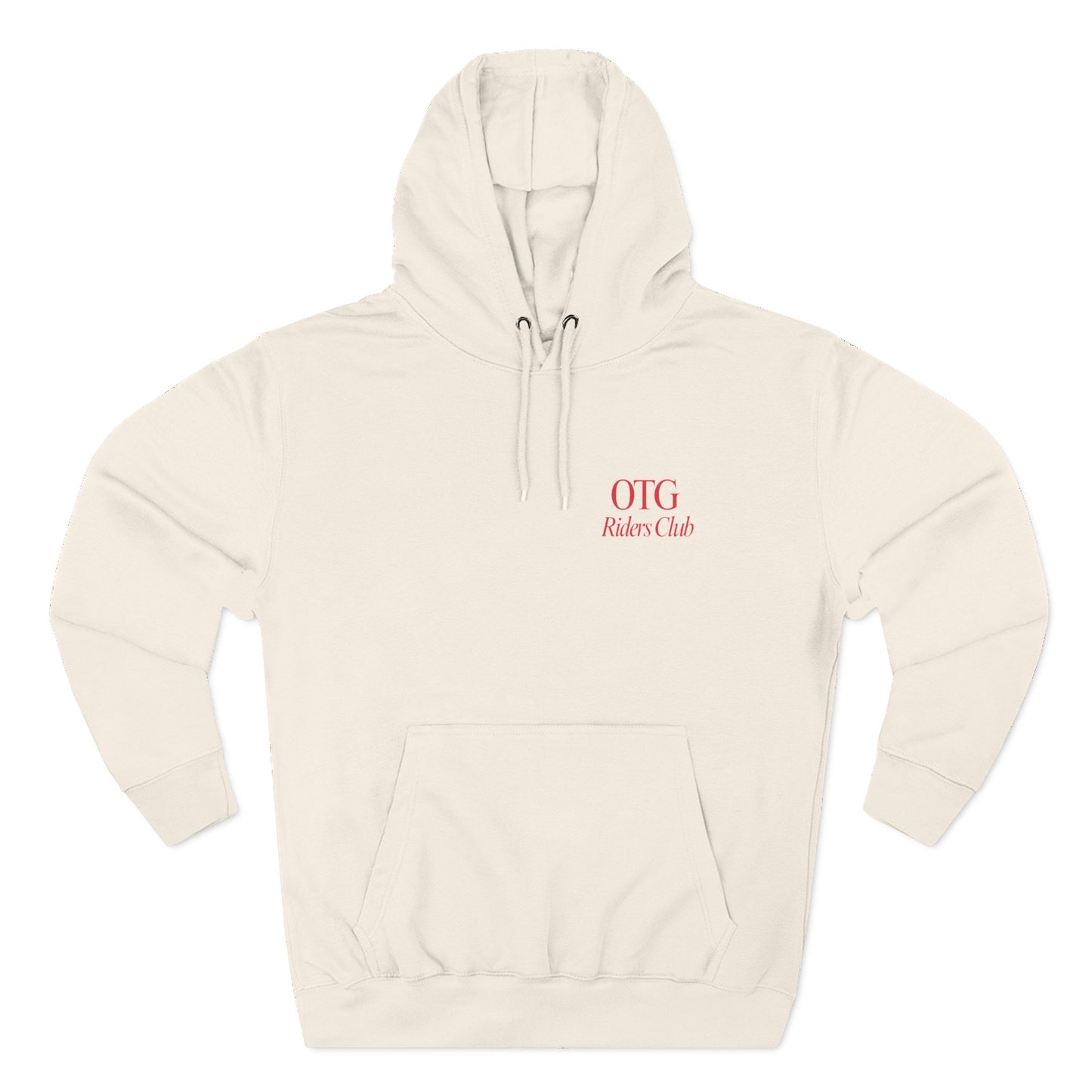 Fleece Hoodie - 'On the Gas' Riders Club Lux