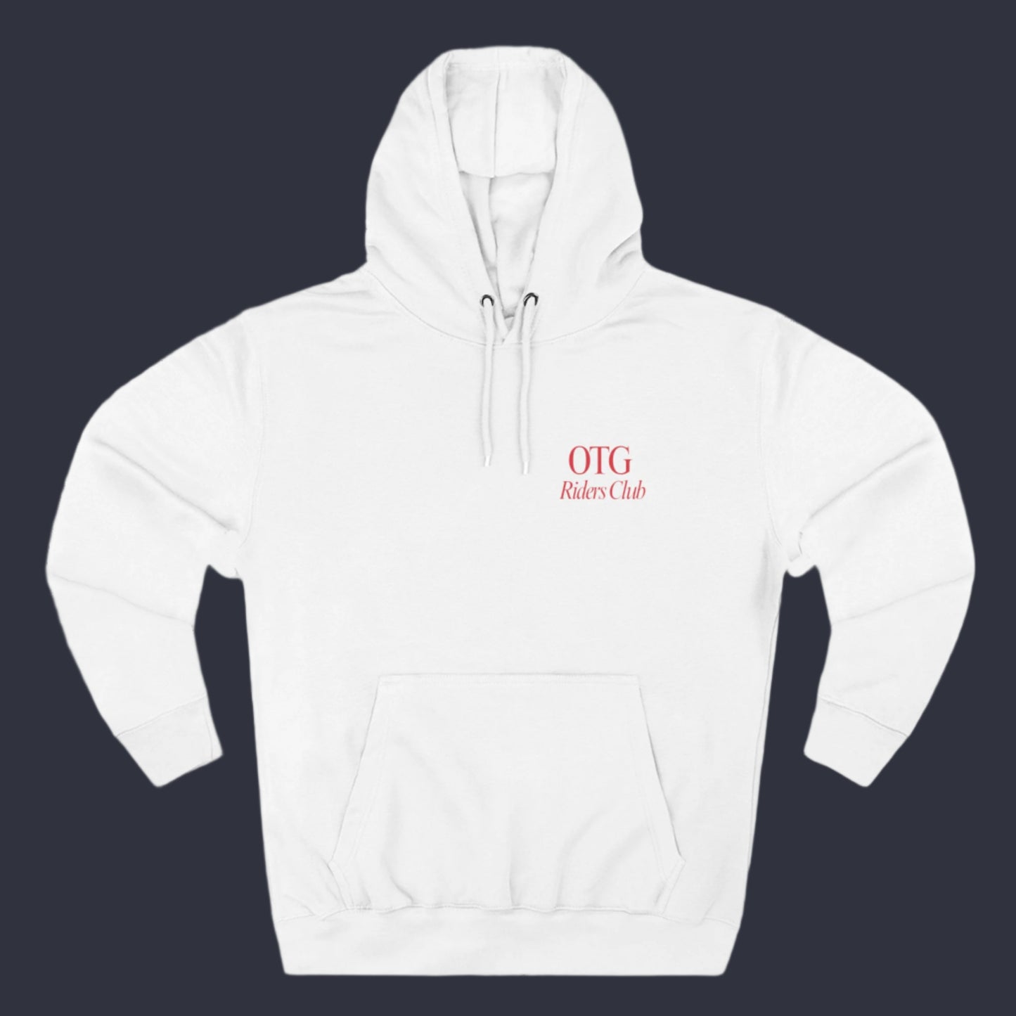 Fleece Hoodie - 'On the Gas' Riders Club Lux