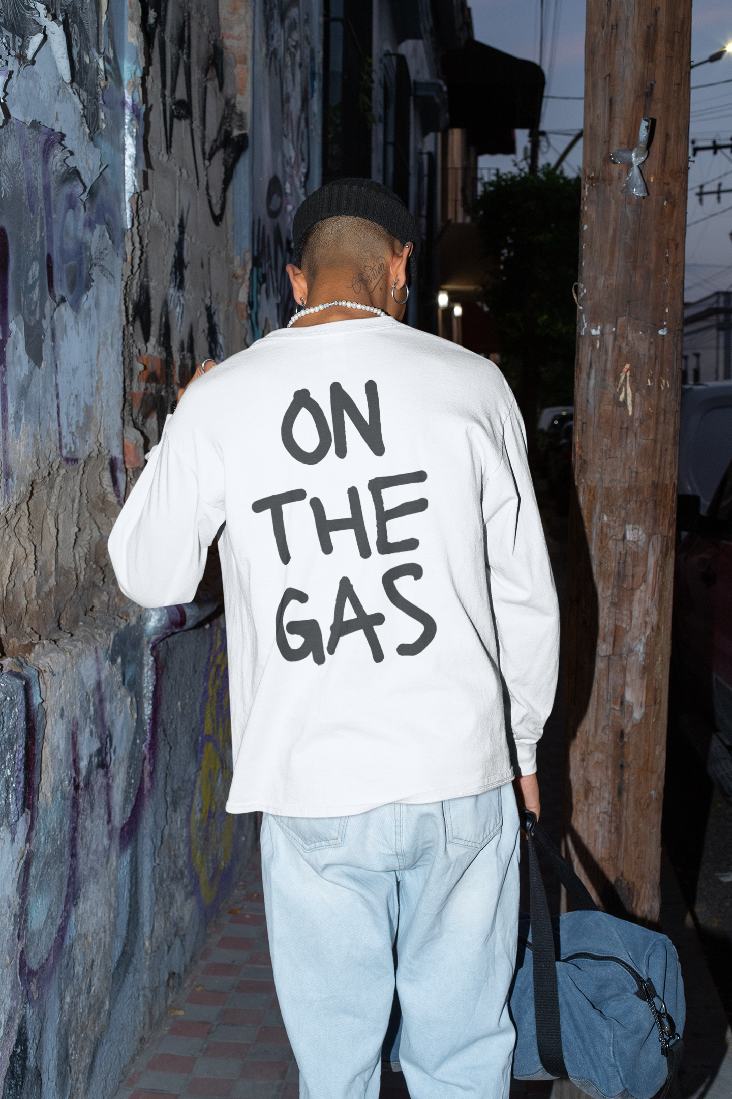 Unisex Crewneck Sweatshirt - 'On the Gas' WRITTEN ART