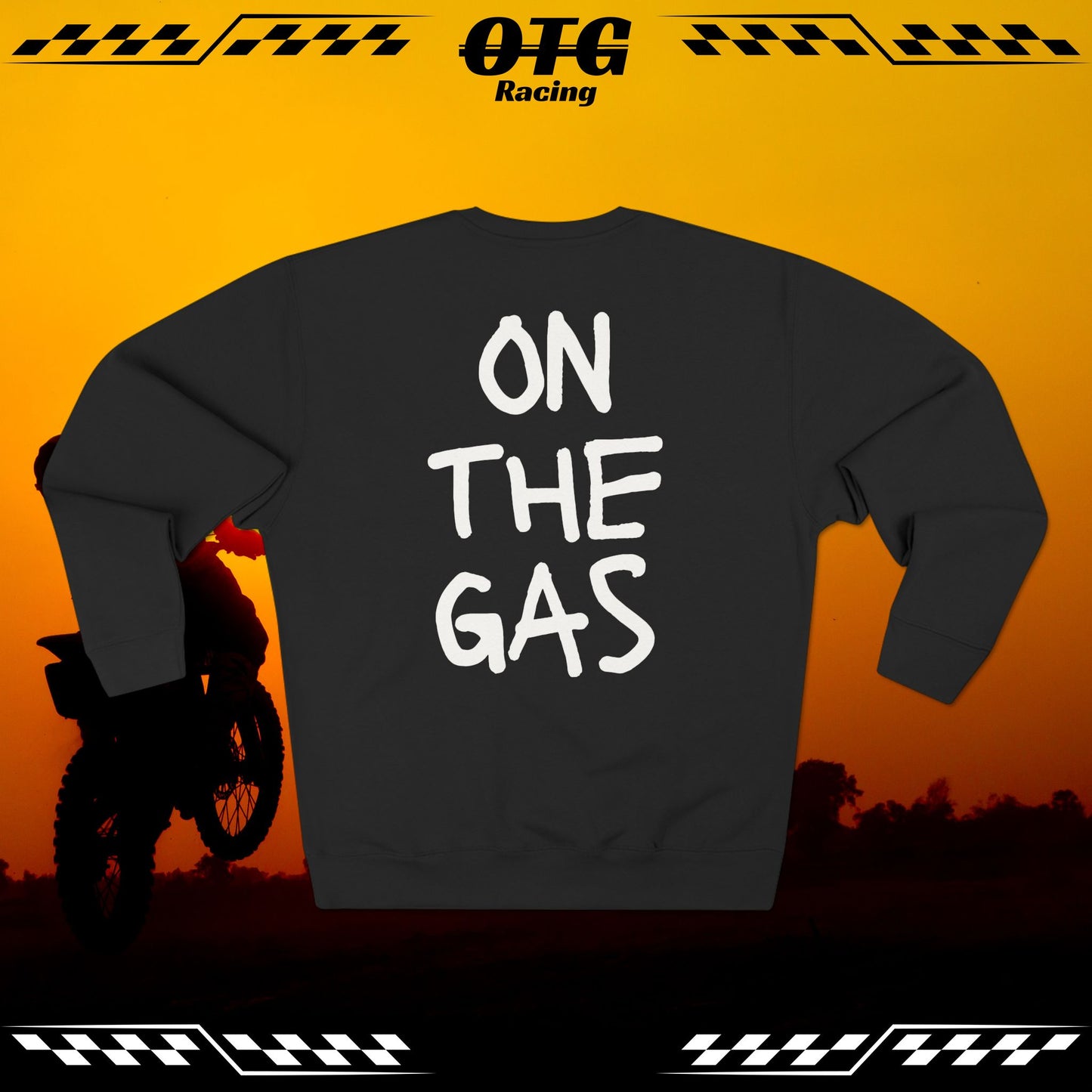 Unisex Crewneck Sweatshirt - 'On the Gas' WRITTEN ART