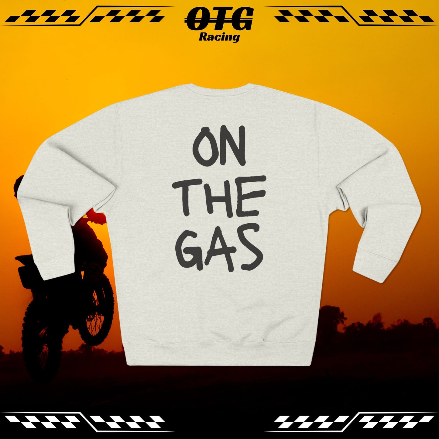 Unisex Crewneck Sweatshirt - 'On the Gas' WRITTEN ART