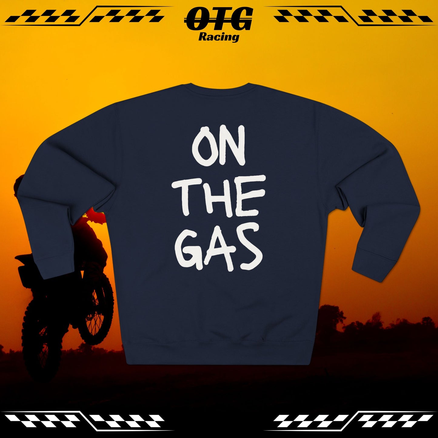Unisex Crewneck Sweatshirt - 'On the Gas' WRITTEN ART