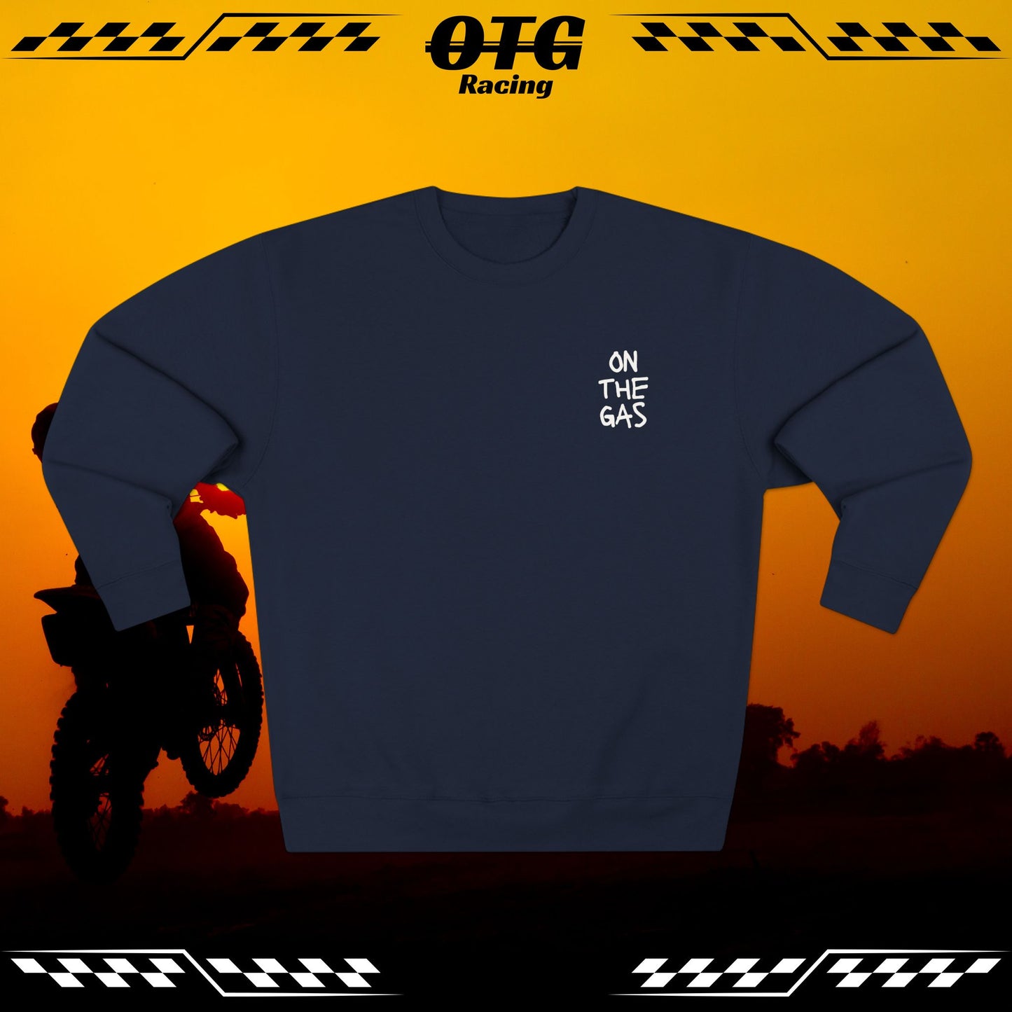 Unisex Crewneck Sweatshirt - 'On the Gas' WRITTEN ART