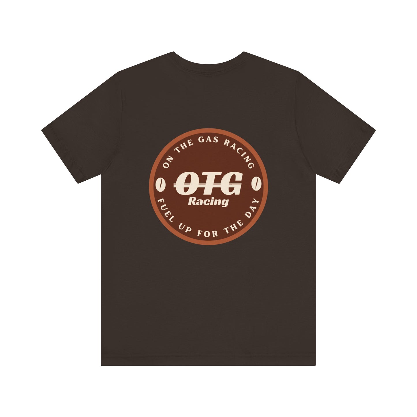 Unisex Tee - 'On the Gas Racing' Roastery Print