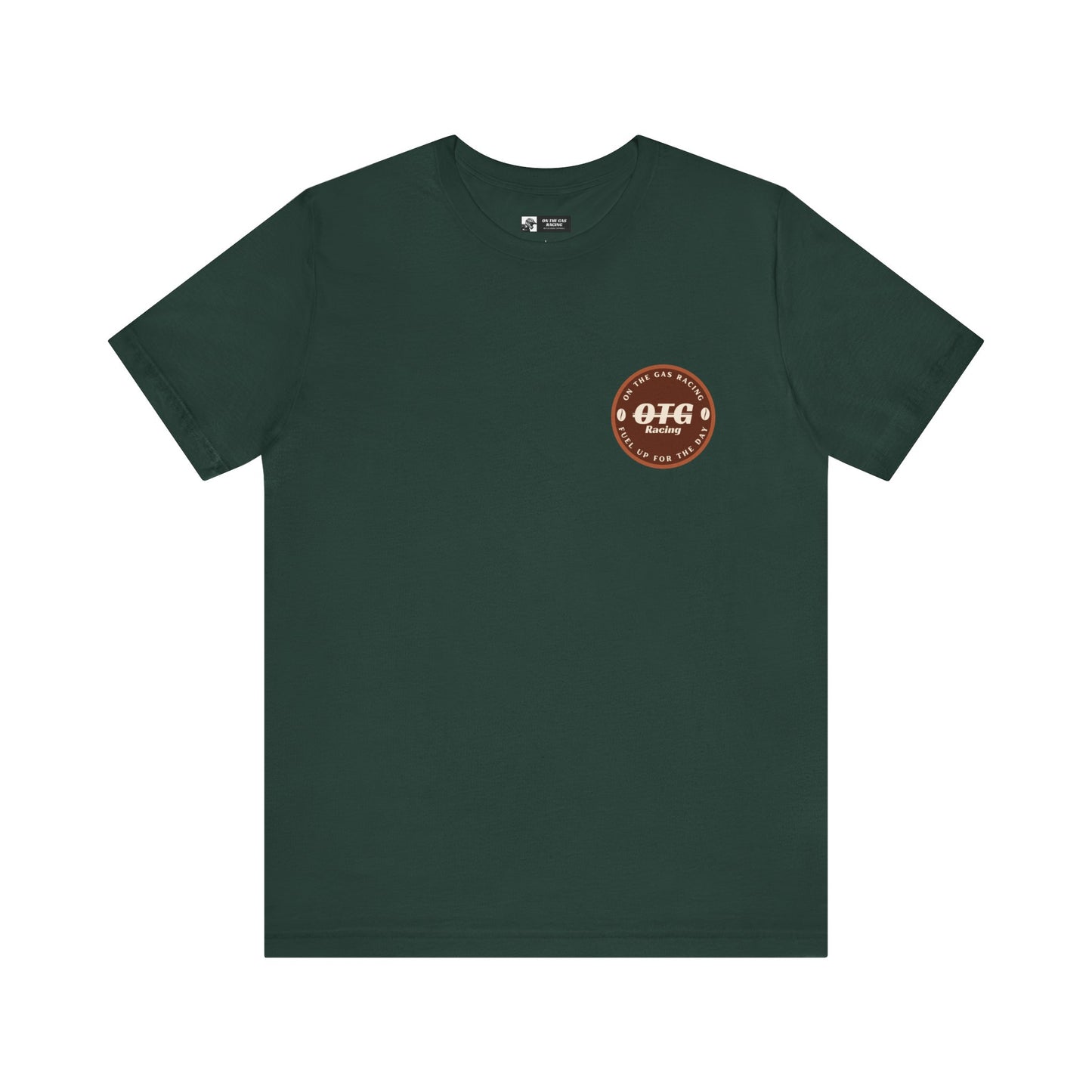 Unisex Tee - 'On the Gas Racing' Roastery Print