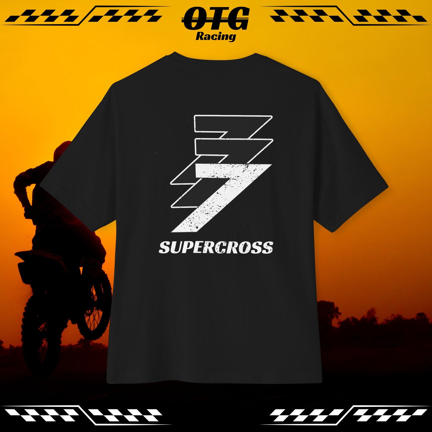 Unisex Oversized Tee - 'OTG' Supercross 7