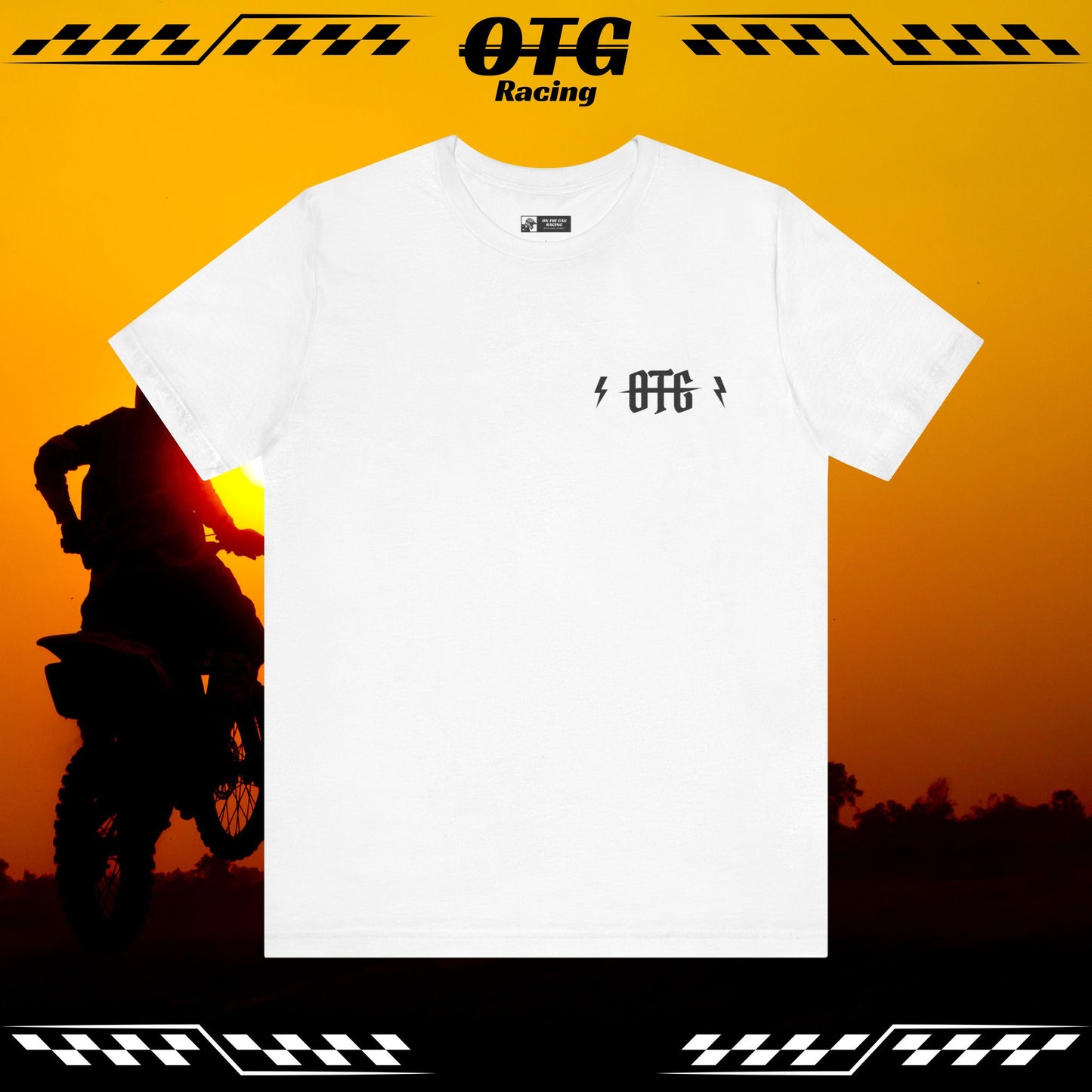 Unisex Tee - 'On the Gas Racing' Thunderbolts