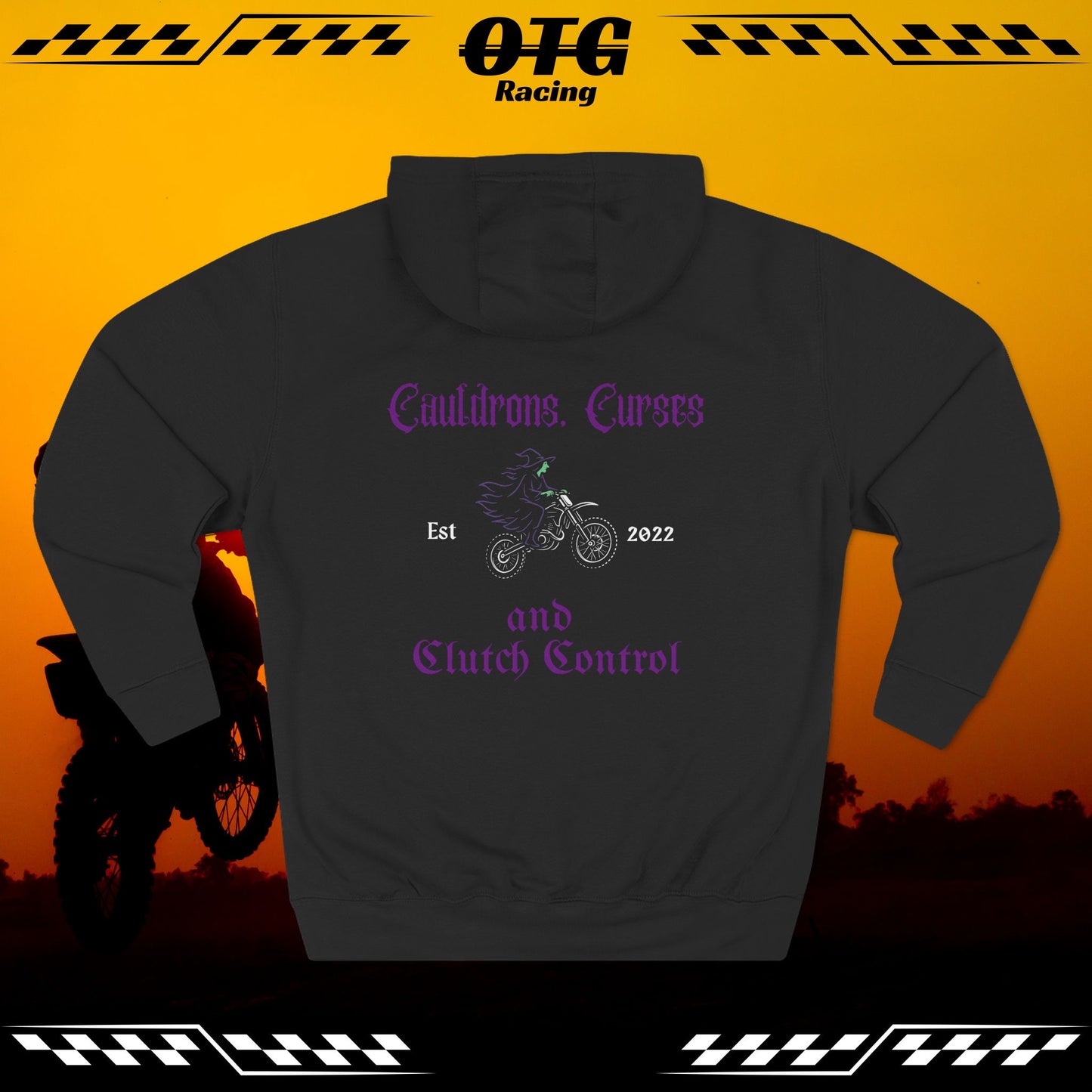 Fleece Hoodie - 'OTG' Bewitched Riders