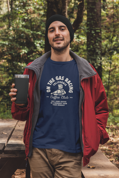 Unisex Tee - 'On the Gas Racing' Coffee Club