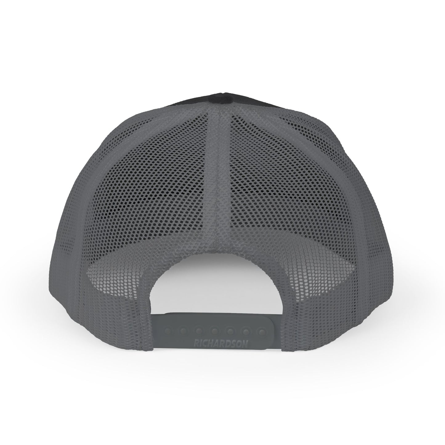 Gorra de camionero bordada con el mensaje 'On the Gas Racing'