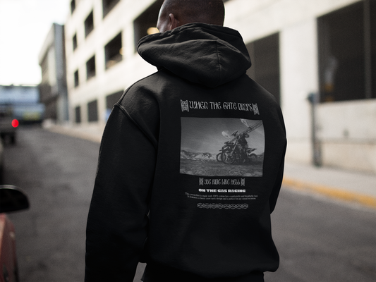 Fleece Hoodie - 'On the Gas' When the Gate Drops