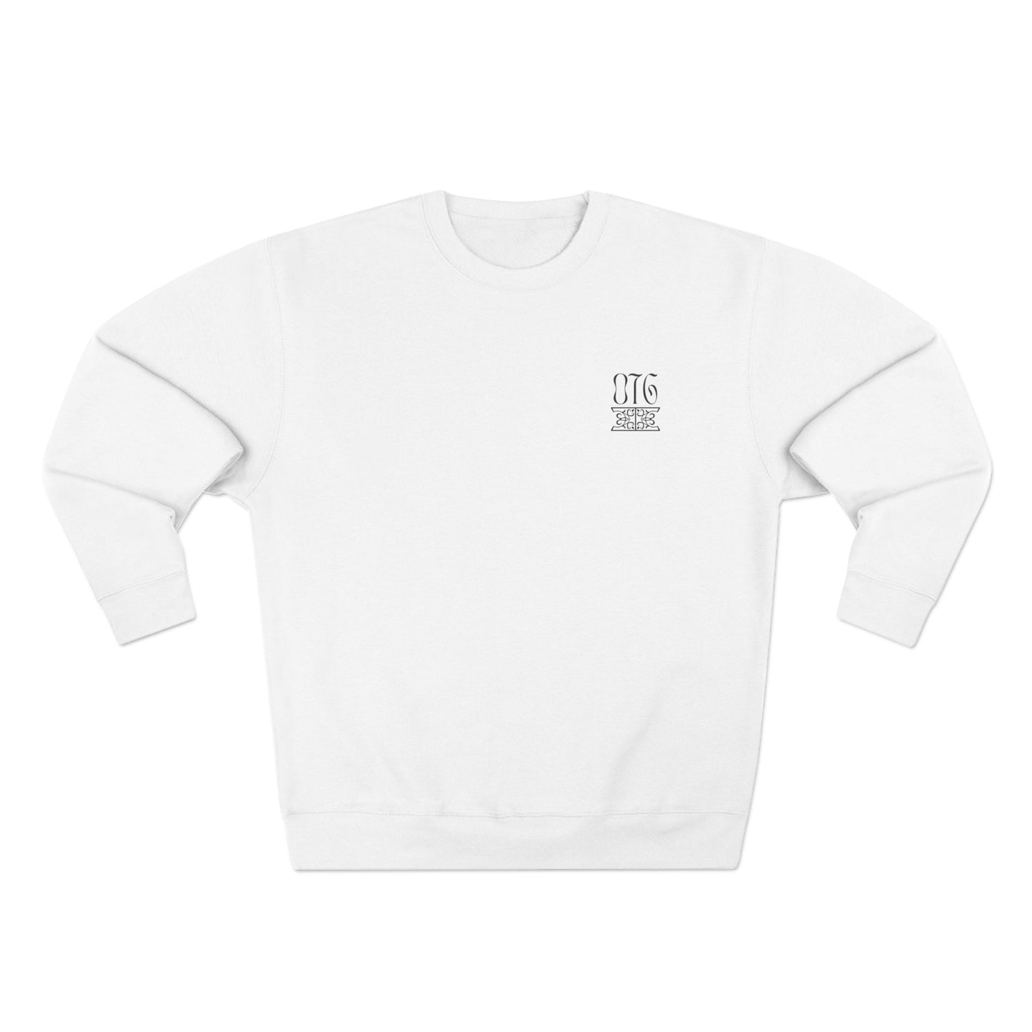 Sudadera unisex con cuello redondo: 'On The Gas Racing' Cuando la puerta baja