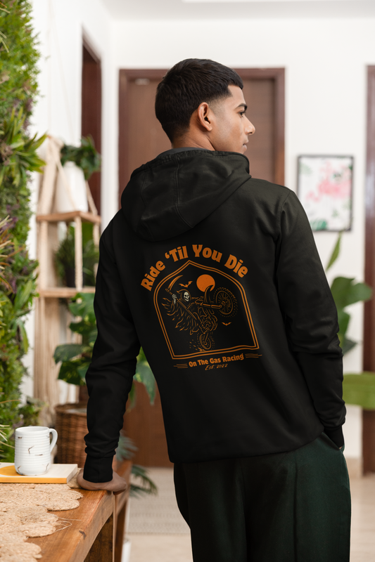 Fleece Hoodie - 'OTG' Ride 'Til You Die