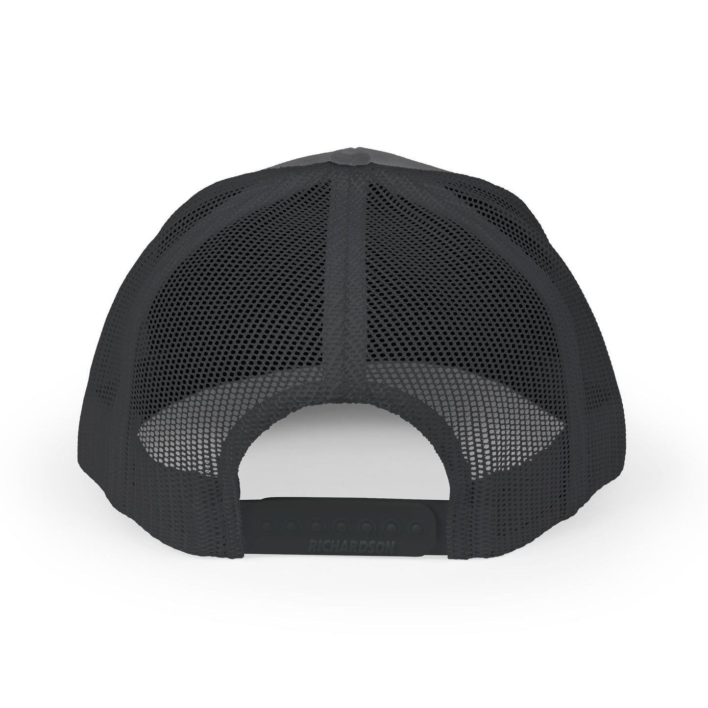 Gorra de camionero bordada con el mensaje 'On the Gas Racing'