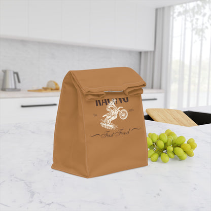 Bolsa para el almuerzo: Impresión de comida rápida 'On the Gas Racing'