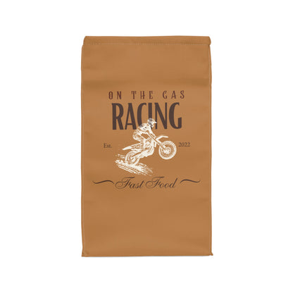 Bolsa para el almuerzo: Impresión de comida rápida 'On the Gas Racing'