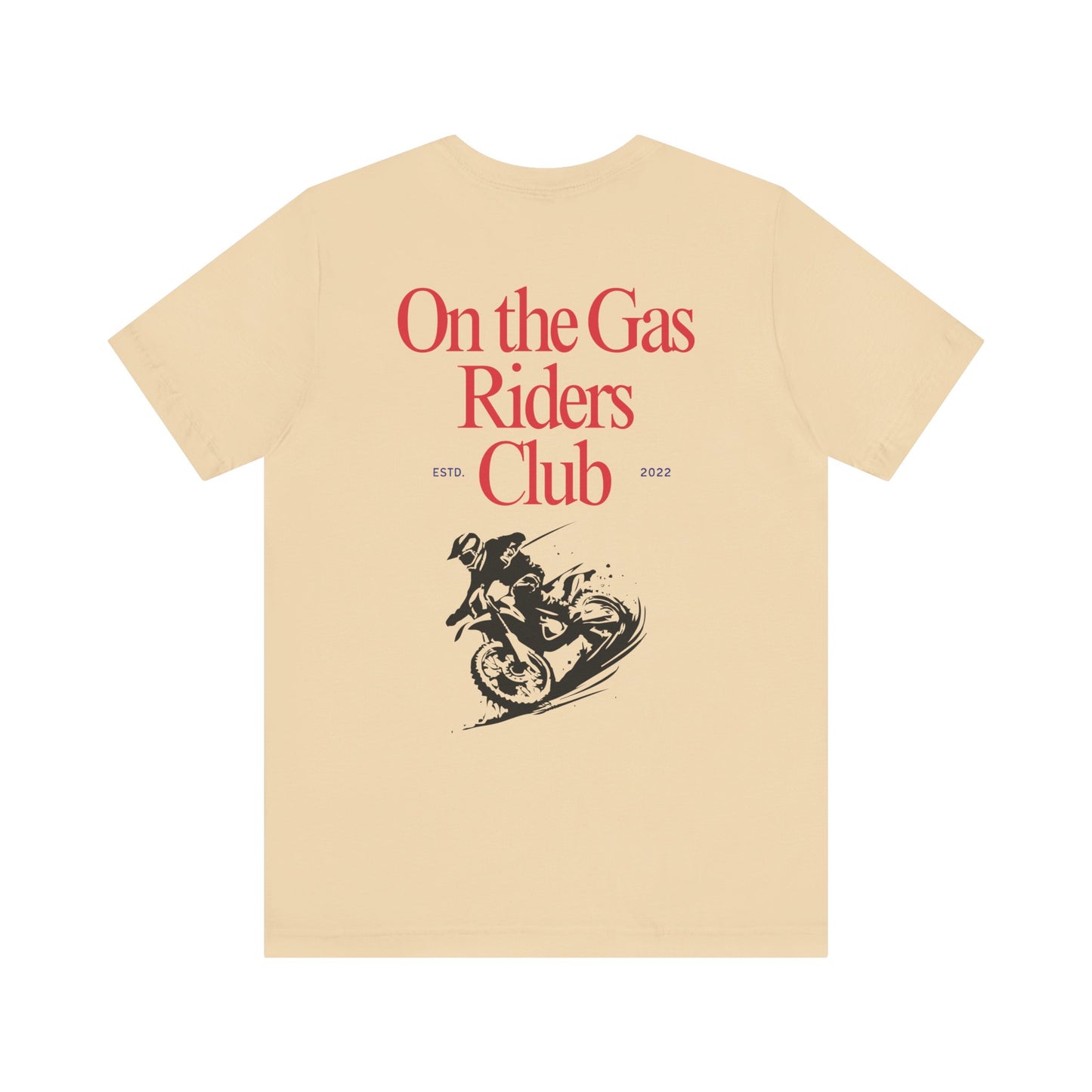 Unisex Tee - 'On the Gas Racing' Riders Club Lux