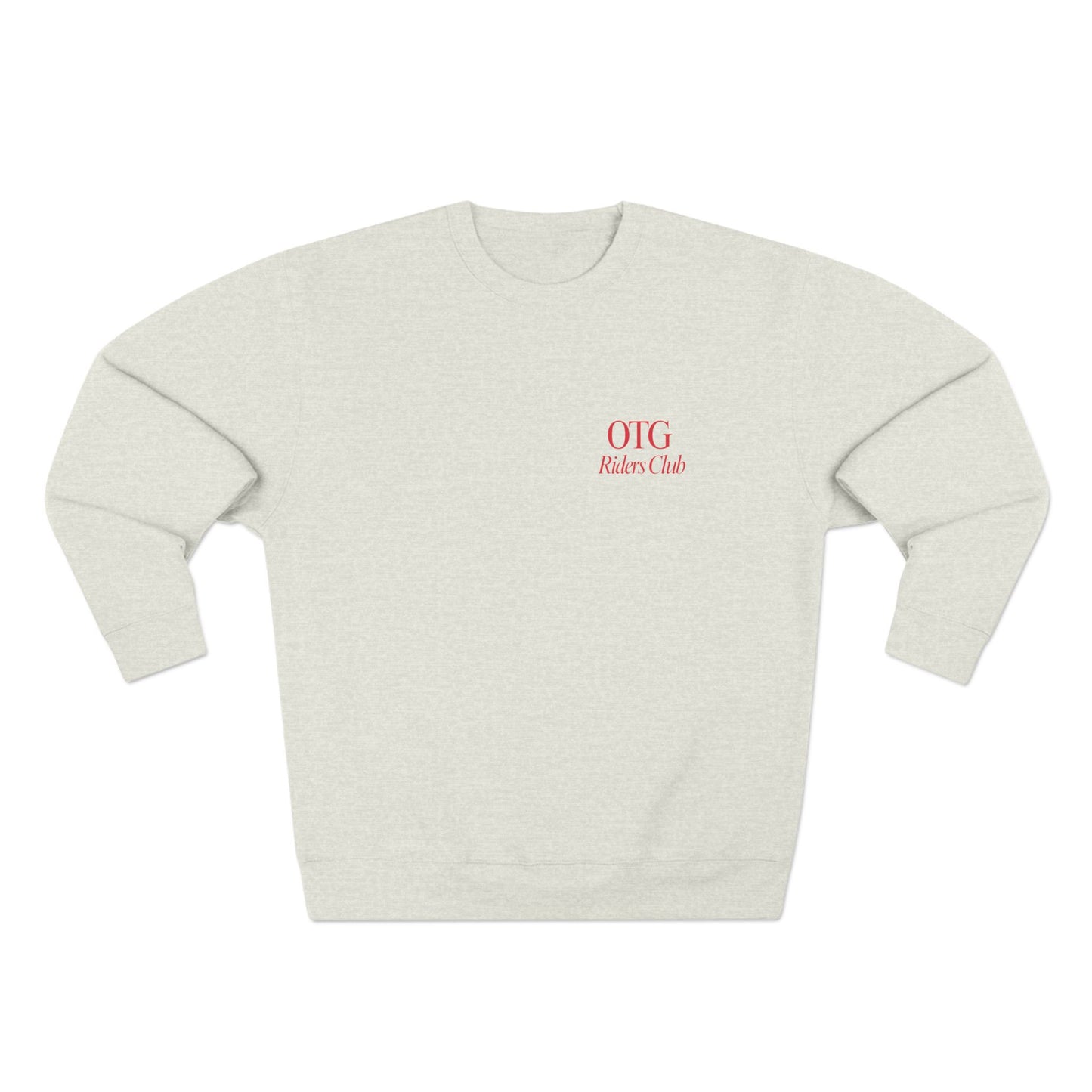 Unisex Crewneck Sweatshirt - 'On the Gas Racing' Riders Club Lux