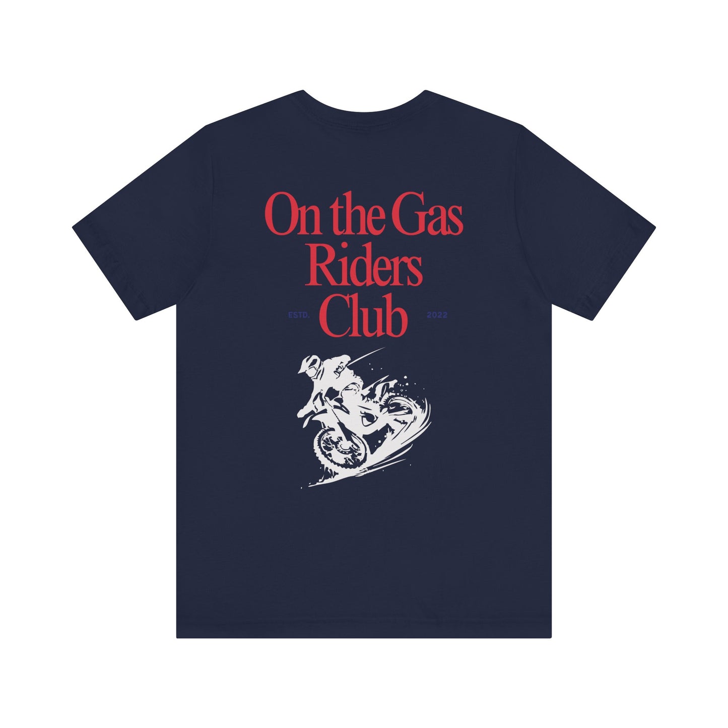 Unisex Tee - 'On the Gas Racing' Riders Club Lux