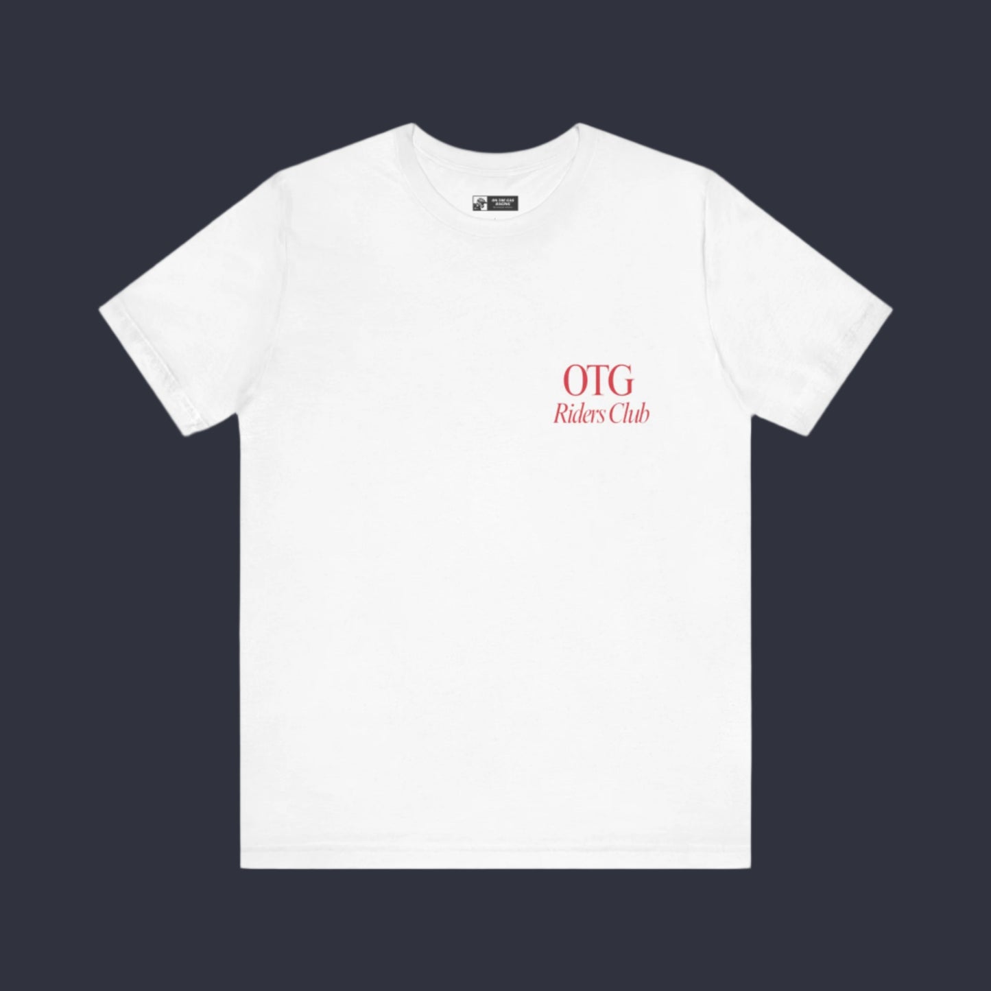 Unisex Tee - 'On the Gas Racing' Riders Club Lux