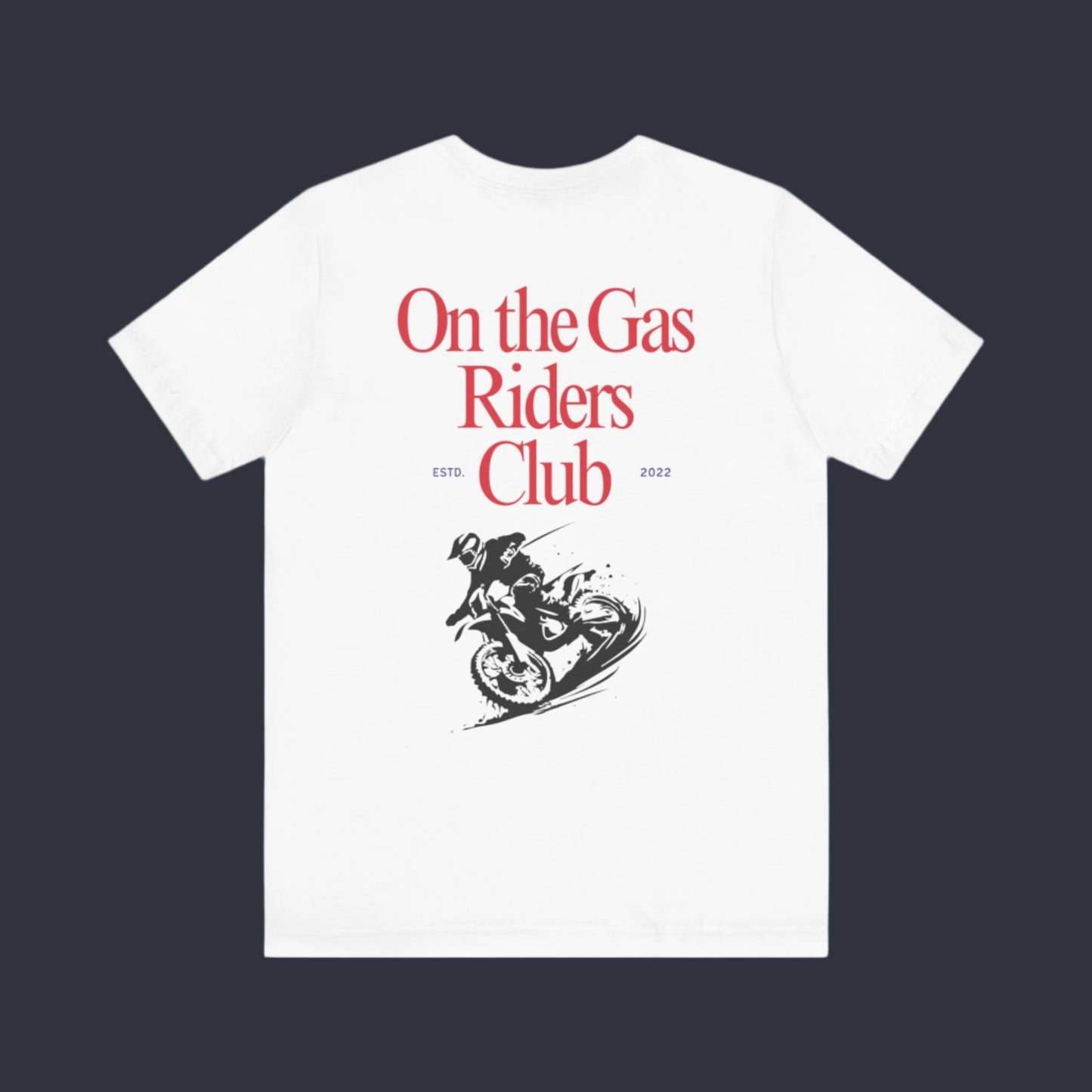 Unisex Tee - 'On the Gas Racing' Riders Club Lux