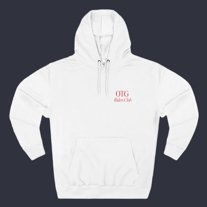 Fleece Hoodie - 'On the Gas' Riders Club Lux