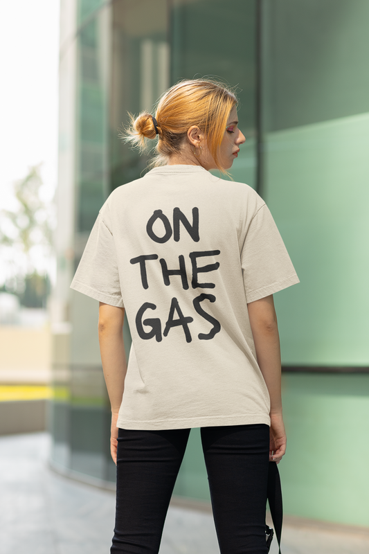 Unisex Tee - 'On the Gas Racing' WRITTEN ART