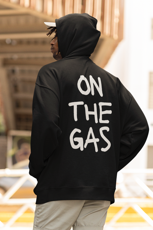 Fleece Hoodie - 'On the Gas' WRITTEN ART