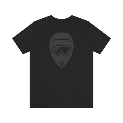 Unisex Tee - 'On the Gas Racing' Minimal Helmet