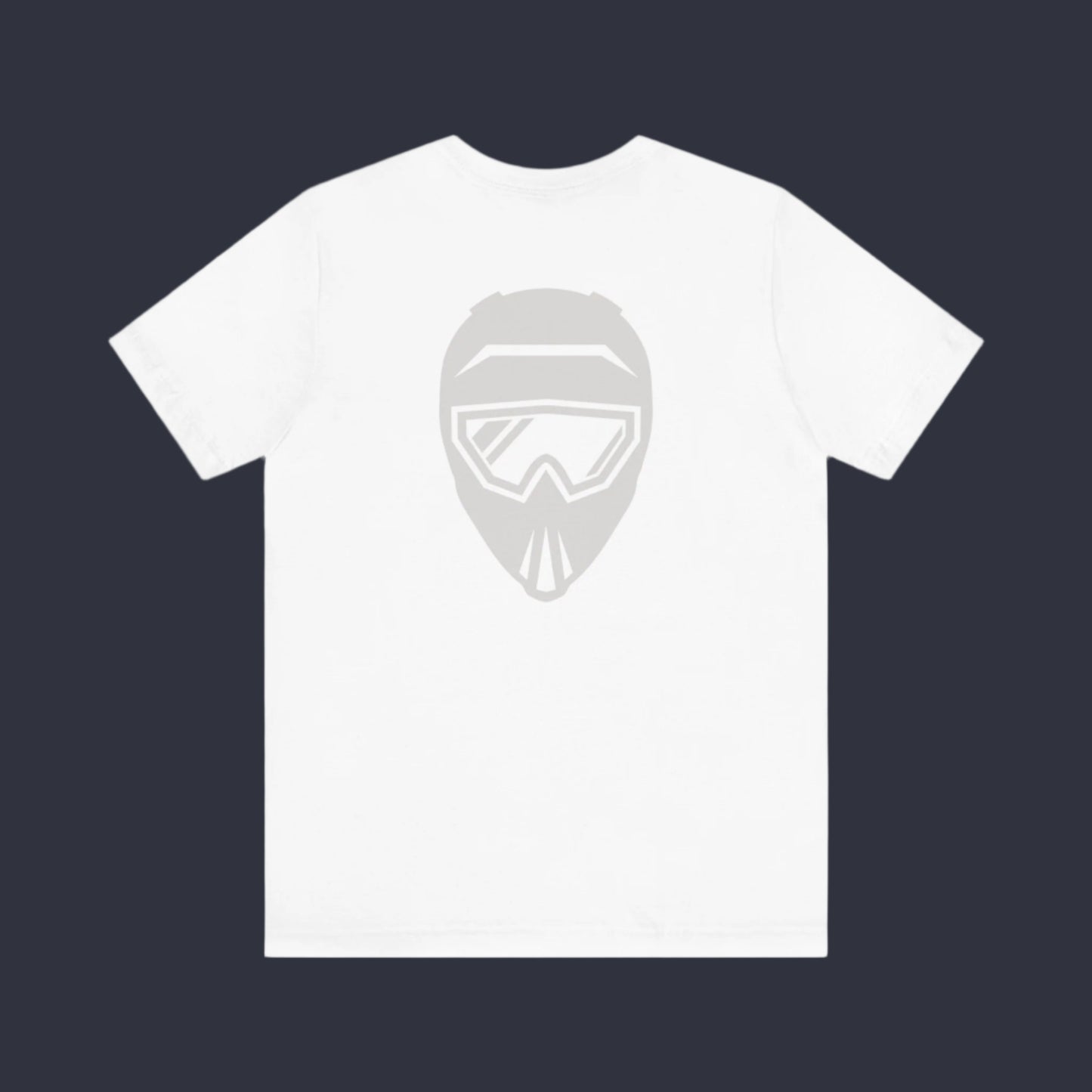 Unisex Tee - 'On the Gas Racing' Minimal Helmet