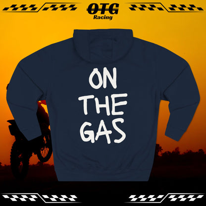 Fleece Hoodie - 'On the Gas' WRITTEN ART