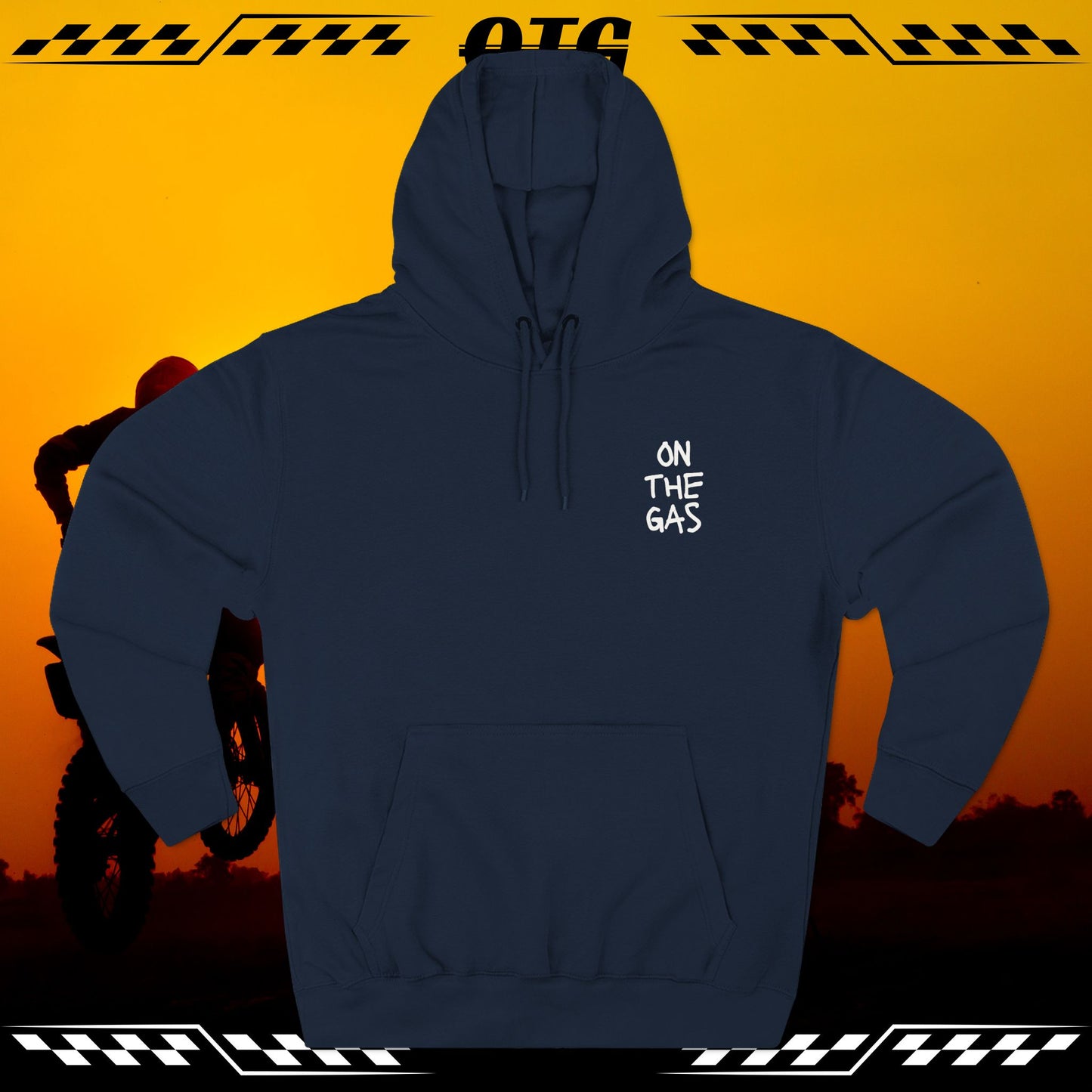 Fleece Hoodie - 'On the Gas' WRITTEN ART