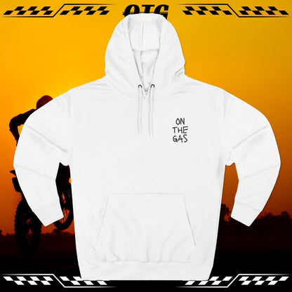 Fleece Hoodie - 'On the Gas' WRITTEN ART