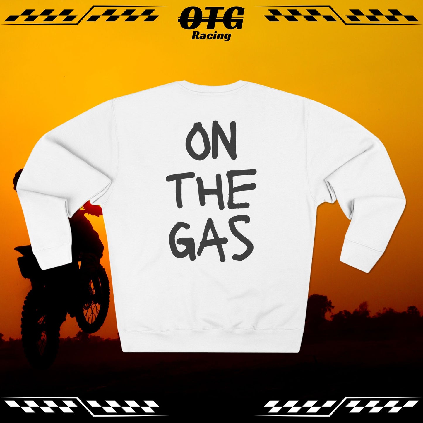 Unisex Crewneck Sweatshirt - 'On the Gas' WRITTEN ART