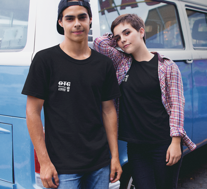 Unisex Tee - 'On the Gas Racing' Coffee