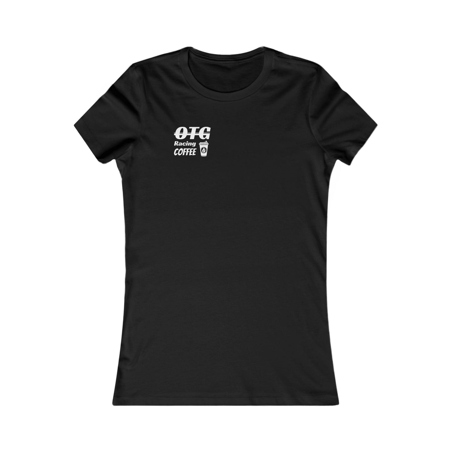 Women's Tee - 'On the Gas Racing' Coffee