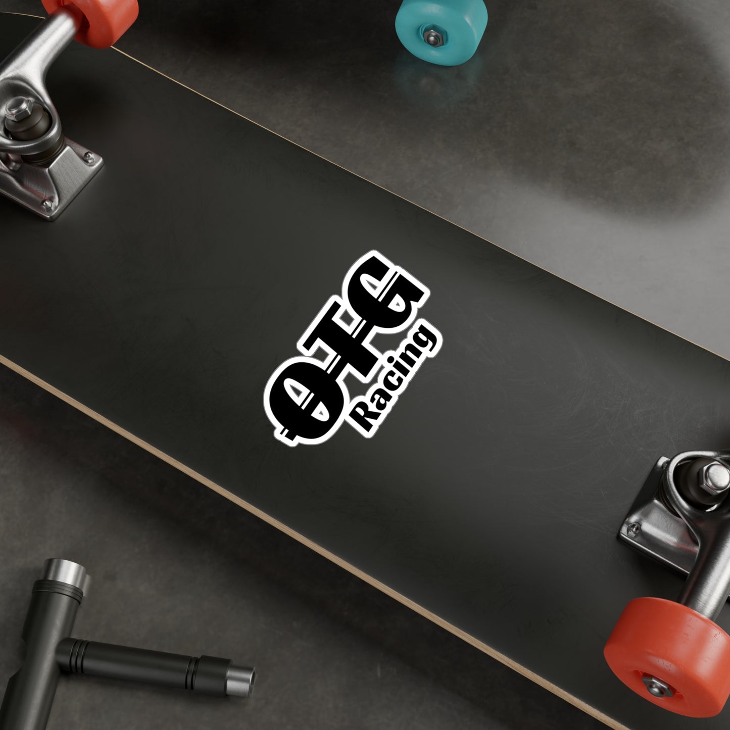 Calcomanías de vinilo troqueladas: logotipo de OTG Racing