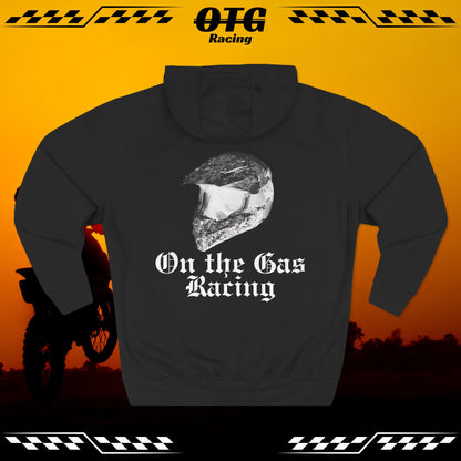Fleece Hoodie - 'On the Gas' Old English Style