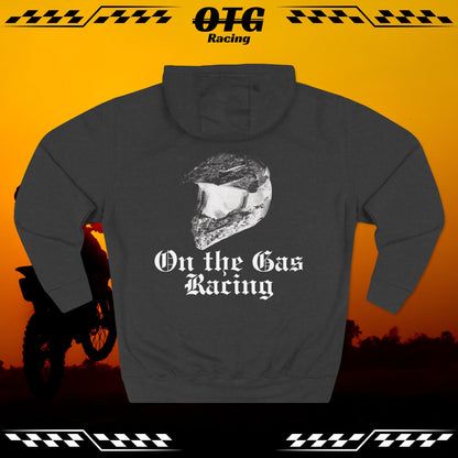 Fleece Hoodie - 'On the Gas' Old English Style