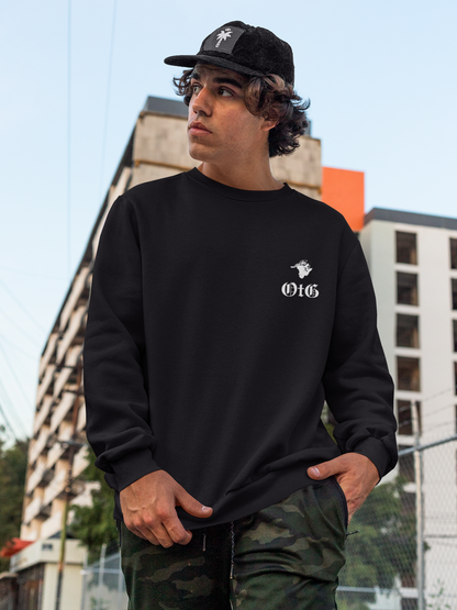 Unisex Crewneck Sweatshirt - 'On the Gas' Old English Style