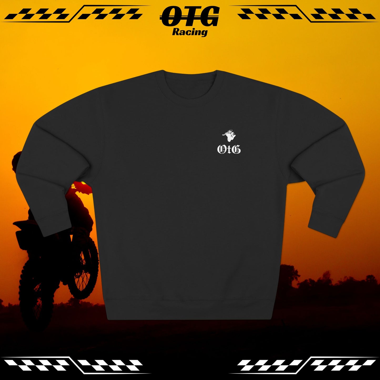 Unisex Crewneck Sweatshirt - 'On the Gas' Old English Style