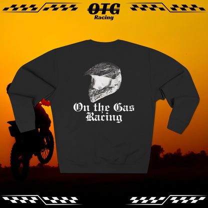 Unisex Crewneck Sweatshirt - 'On the Gas' Old English Style