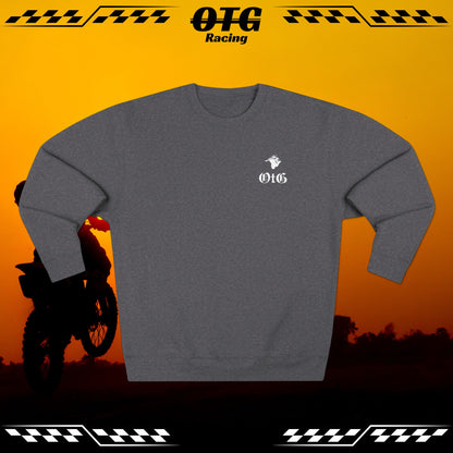Unisex Crewneck Sweatshirt - 'On the Gas' Old English Style