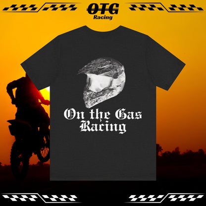 Unisex Tee - 'On the Gas Racing' Old English Style